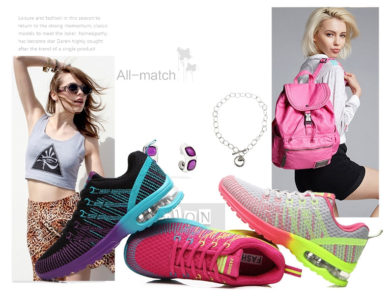 Women's Breathable Athletic Sneakers