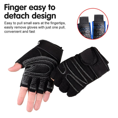Half-Finger Wrist Wrap Gloves