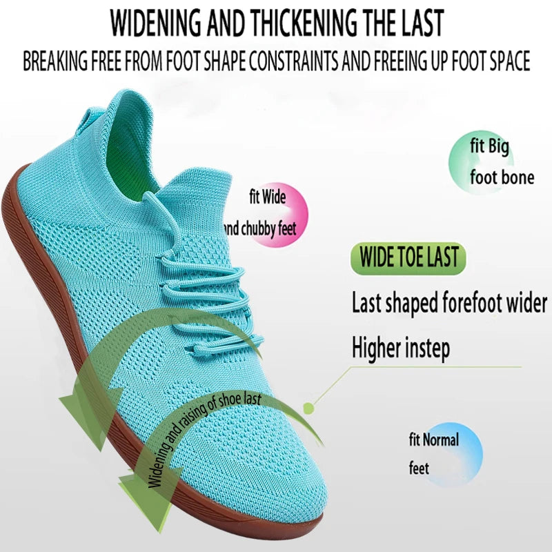 Zero-Drop Barefoot Running Shoes