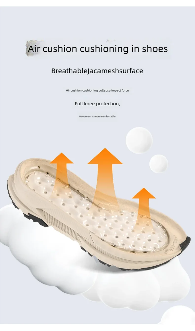 Men's Shock-Absorbing Cushioned Running Shoes