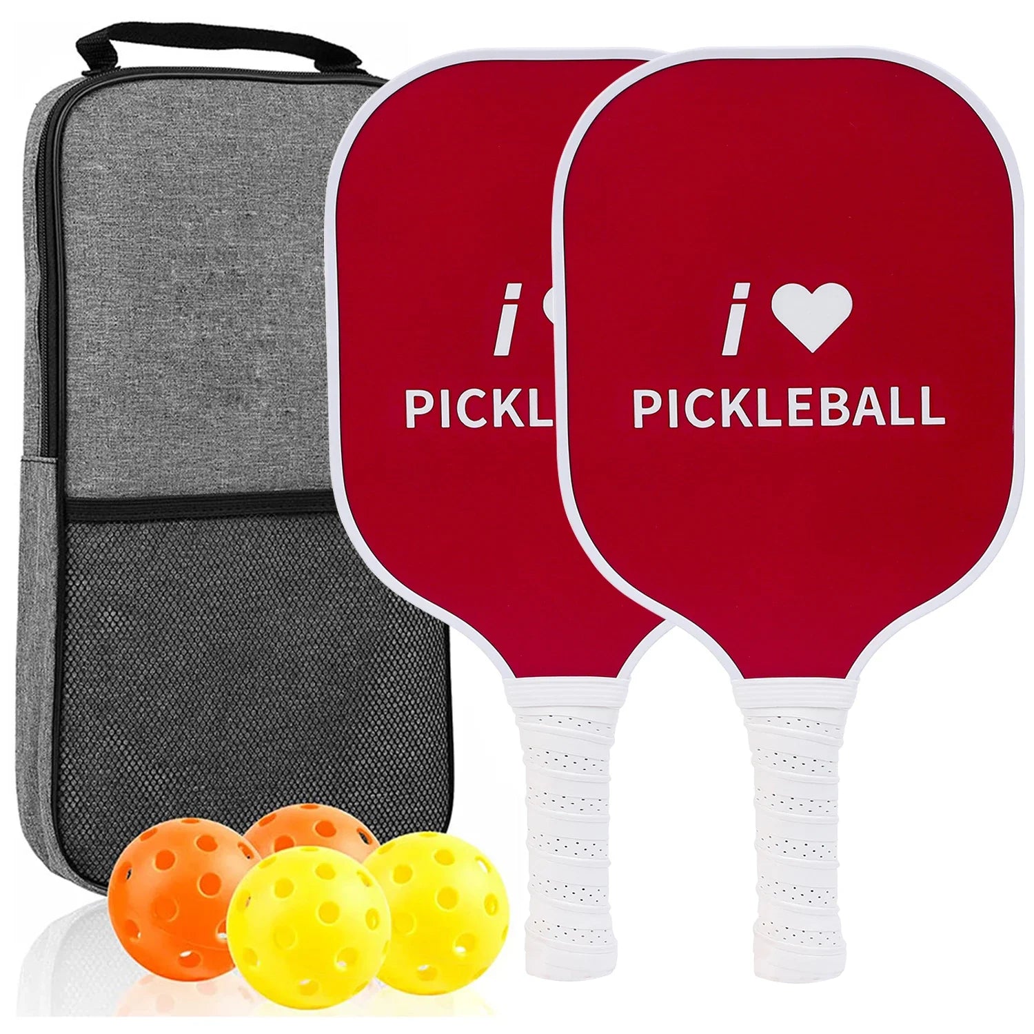 USAPA-Approved Fiberglass Pickleball Paddle Set
