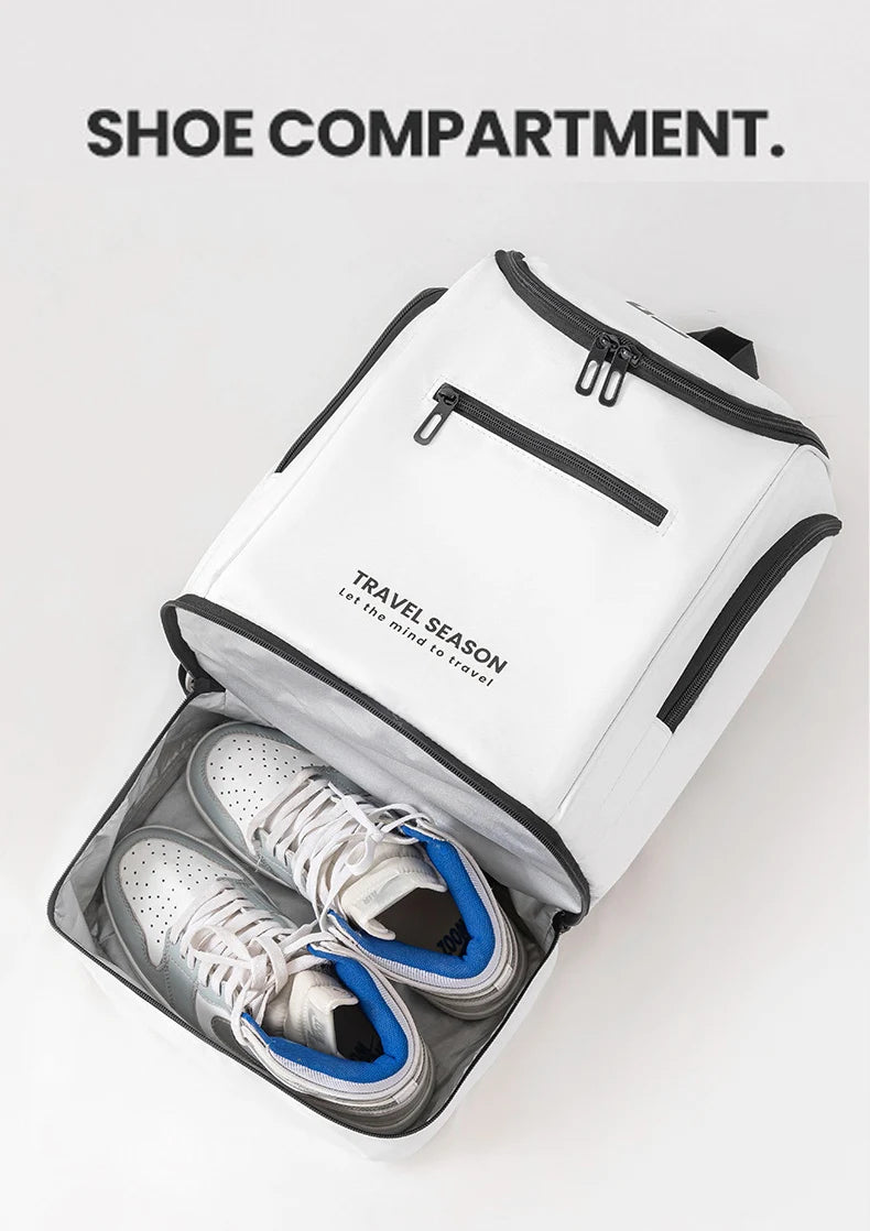 Outdoor Climbing Backpack with Laptop &amp; Shoe Compartment