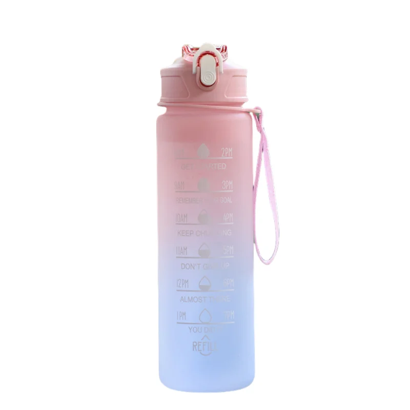Time-Tracking Sports Water Bottle