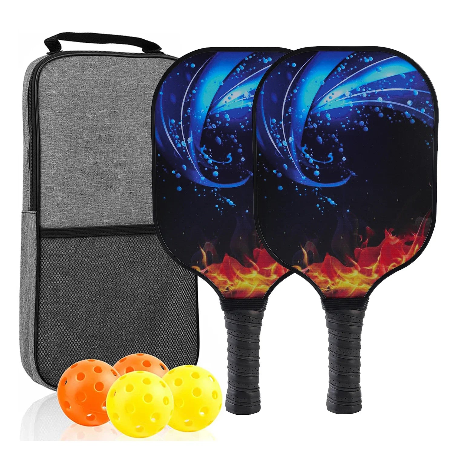 USAPA-Approved Fiberglass Pickleball Paddle Set