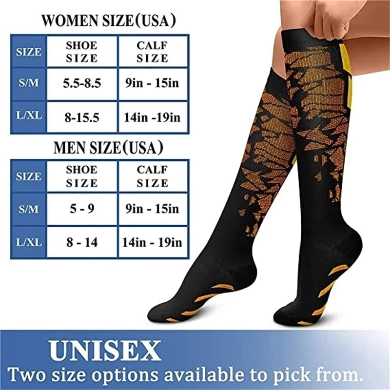 Medical Compression Running Socks (20-30mmHg)