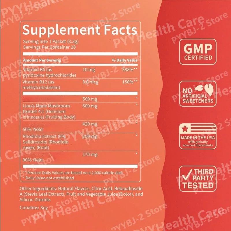 Rhodiola Electrolyte Energy Powder