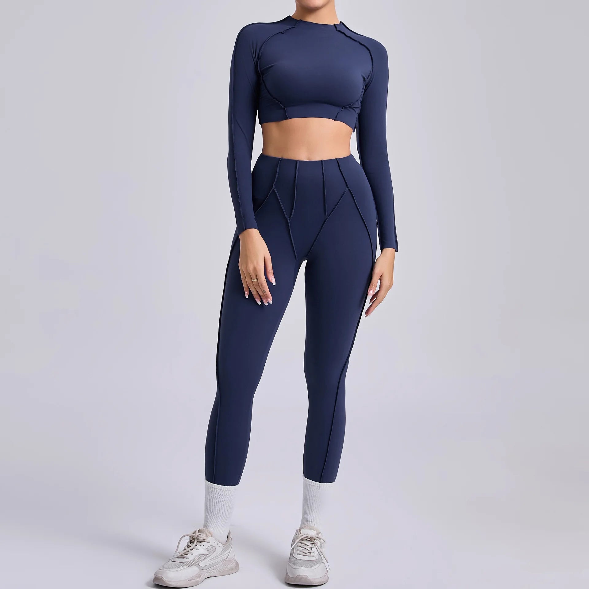 Long-Sleeve Push-Up Yoga Tracksuit