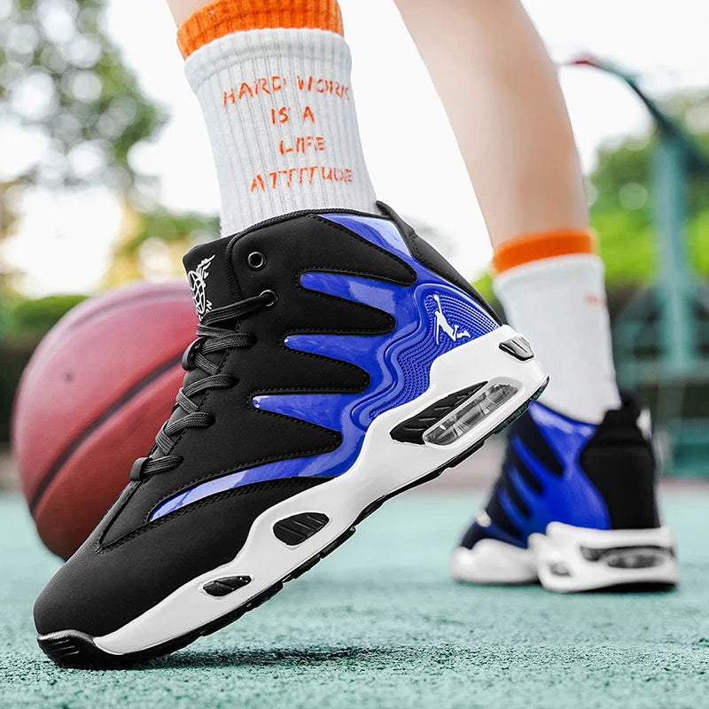 Heavy-Duty Lace-Up Basketball Shoes