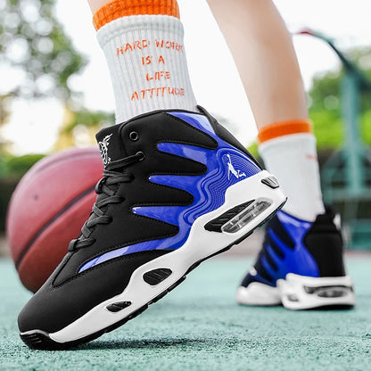 Heavy-Duty Lace-Up Basketball Shoes