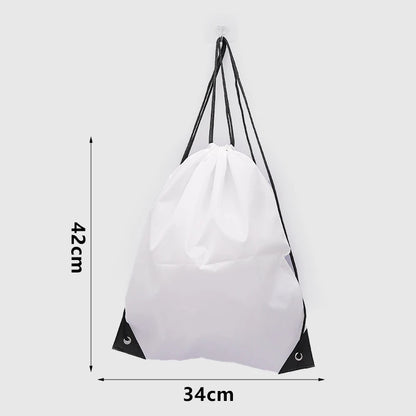 Drawstring Gym Bag with Clothes &amp;amp; Shoe Storage