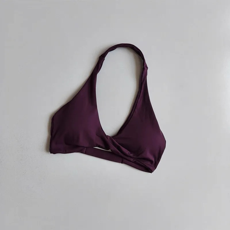 Open-Back Sports Bra & High-Waist Shorts Set