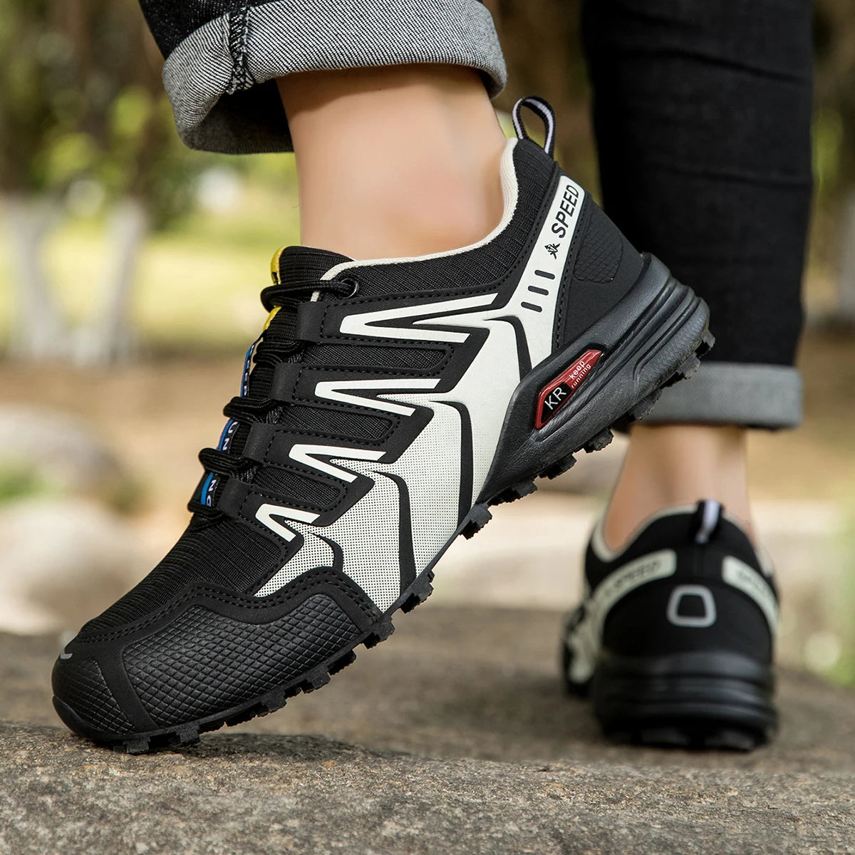 Men's Tactical Hiking Shoes — Waterproof Outdoor Boots