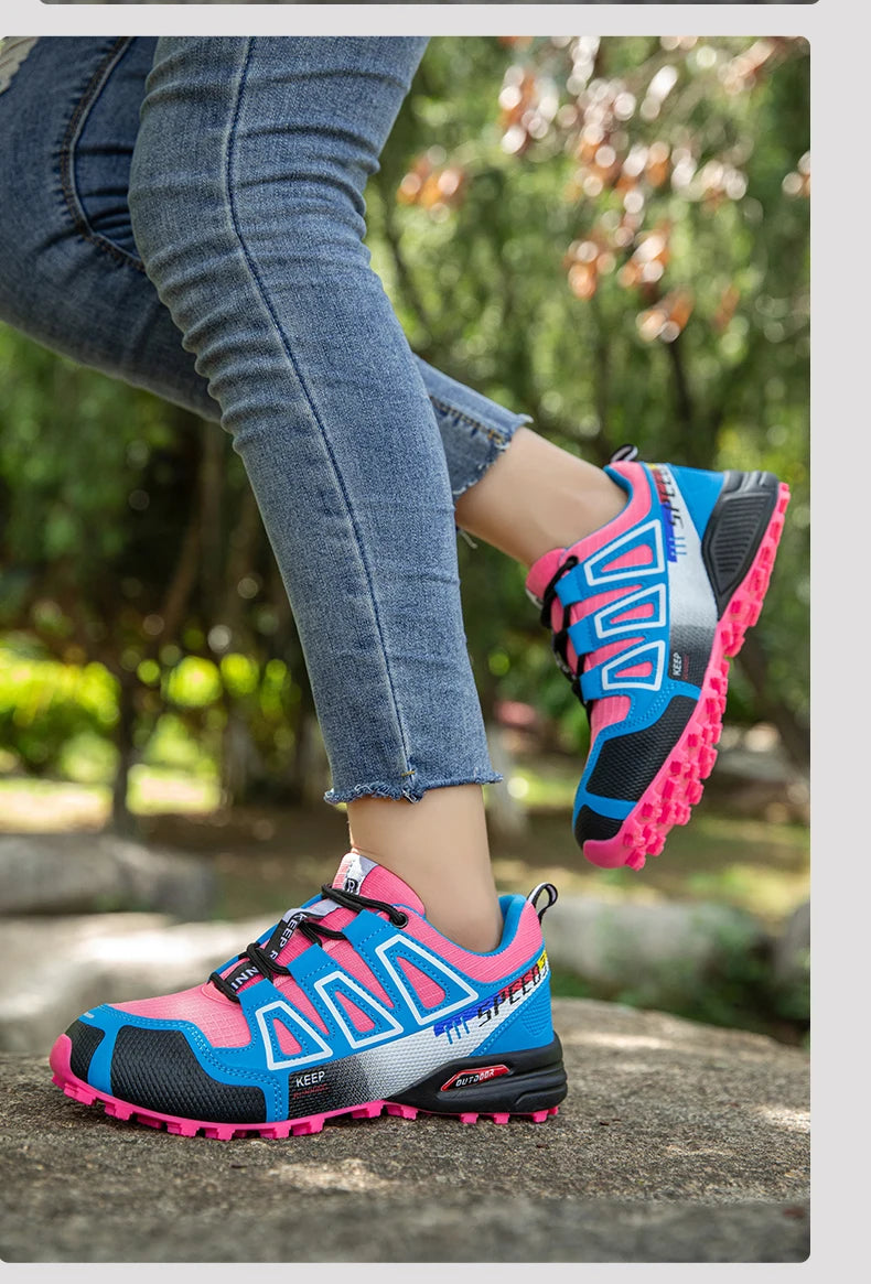 Women's Waterproof Hiking Shoes — All-Terrain Trail Sneakers