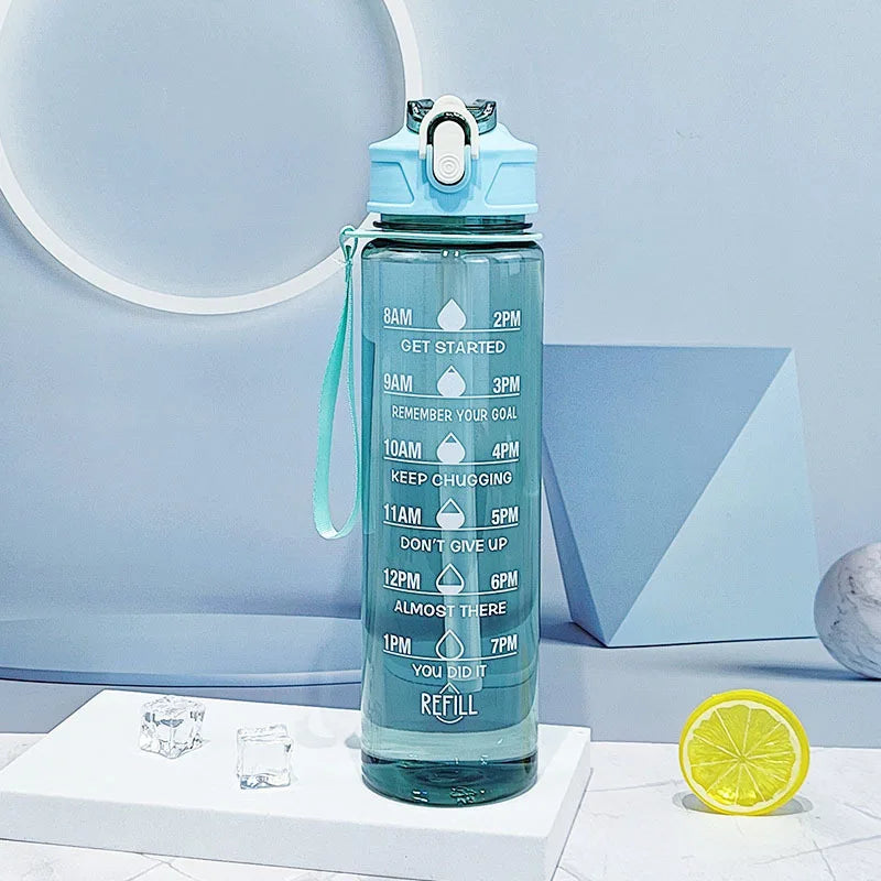 Time-Tracking Sports Water Bottle
