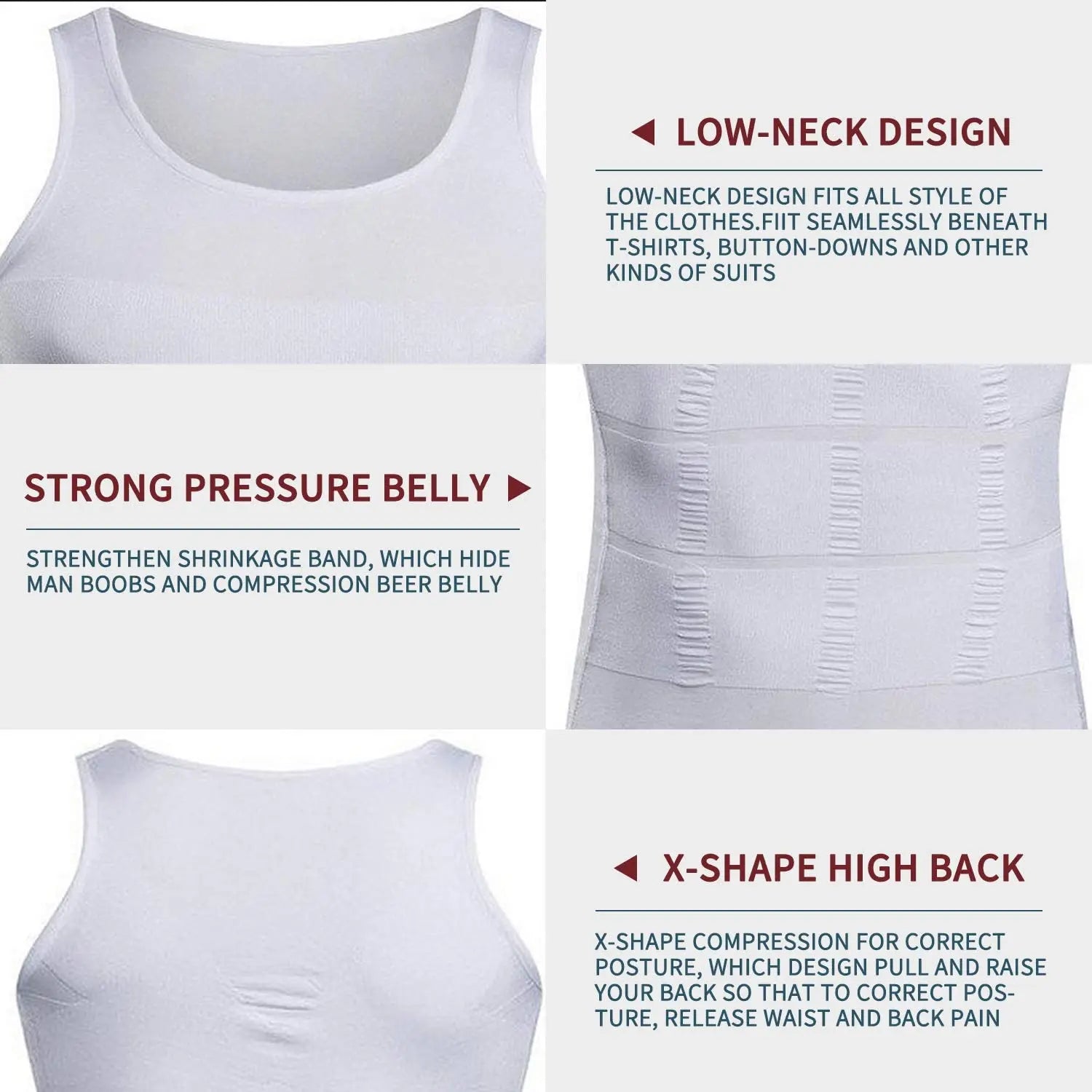 Men's Compression Body Shaper Tank