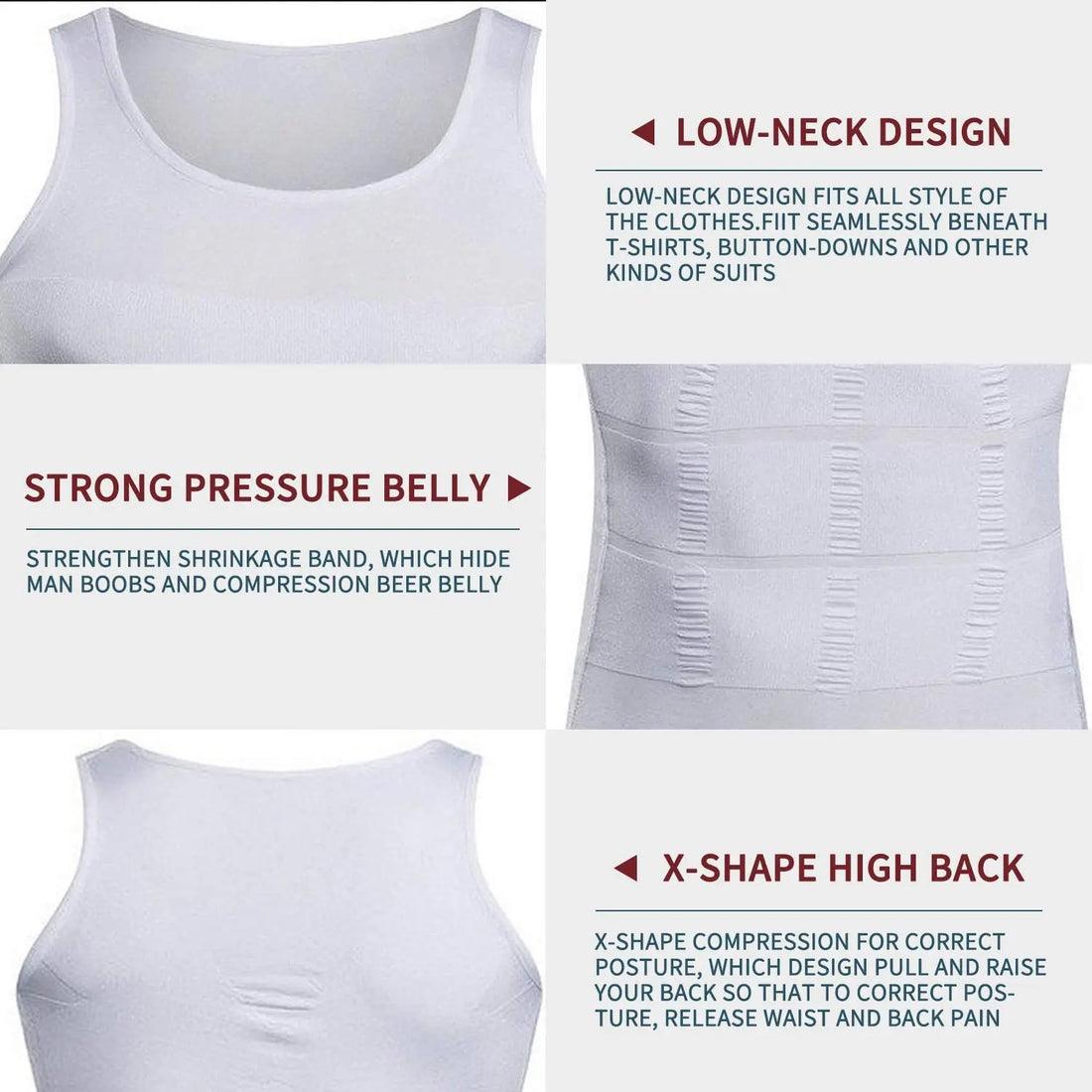 Men's Compression Body Shaper Tank
