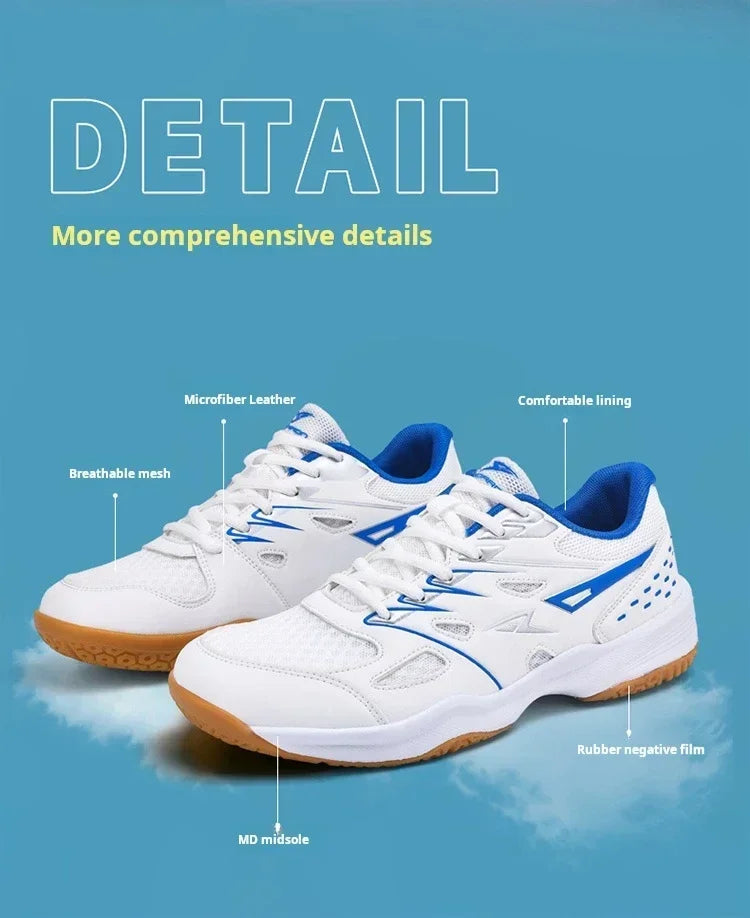 Unisex Pro Volleyball Shoes — Breathable Mesh Court Sneakers