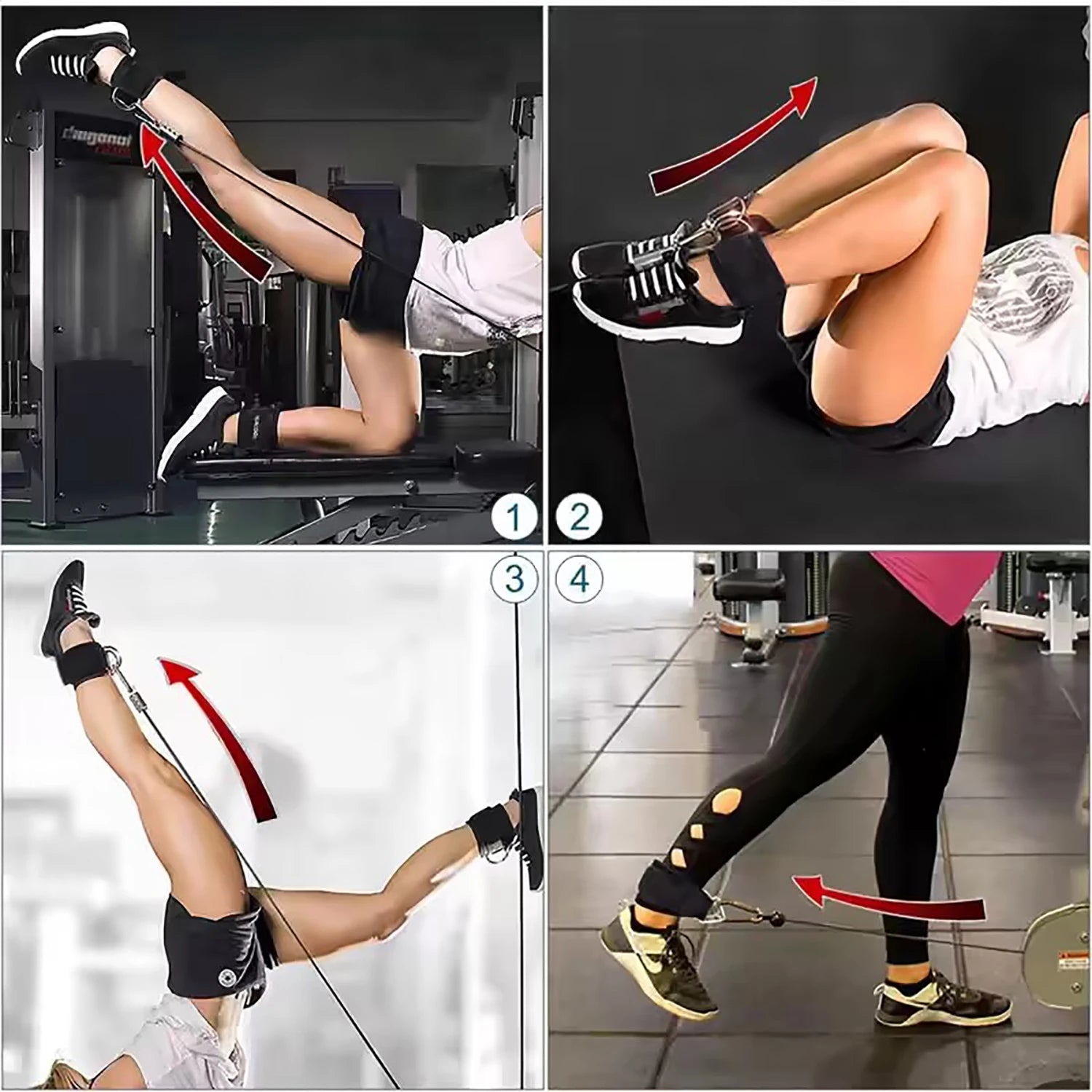 Ankle Strap Resistance Band Set