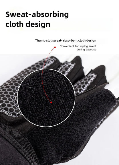 Half-Finger Wrist Wrap Gloves