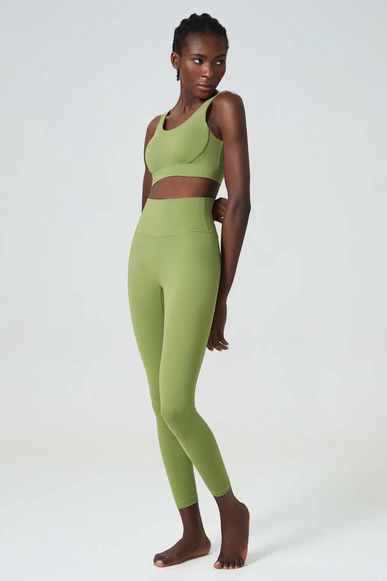 Open-Back Sports Bra Set