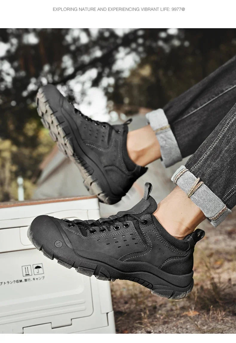 Men's Wear-Resistant Hiking Boots — Waterproof Trail Boots