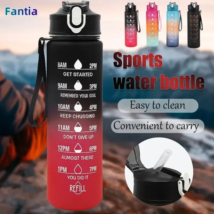 Time-Tracking Sports Water Bottle