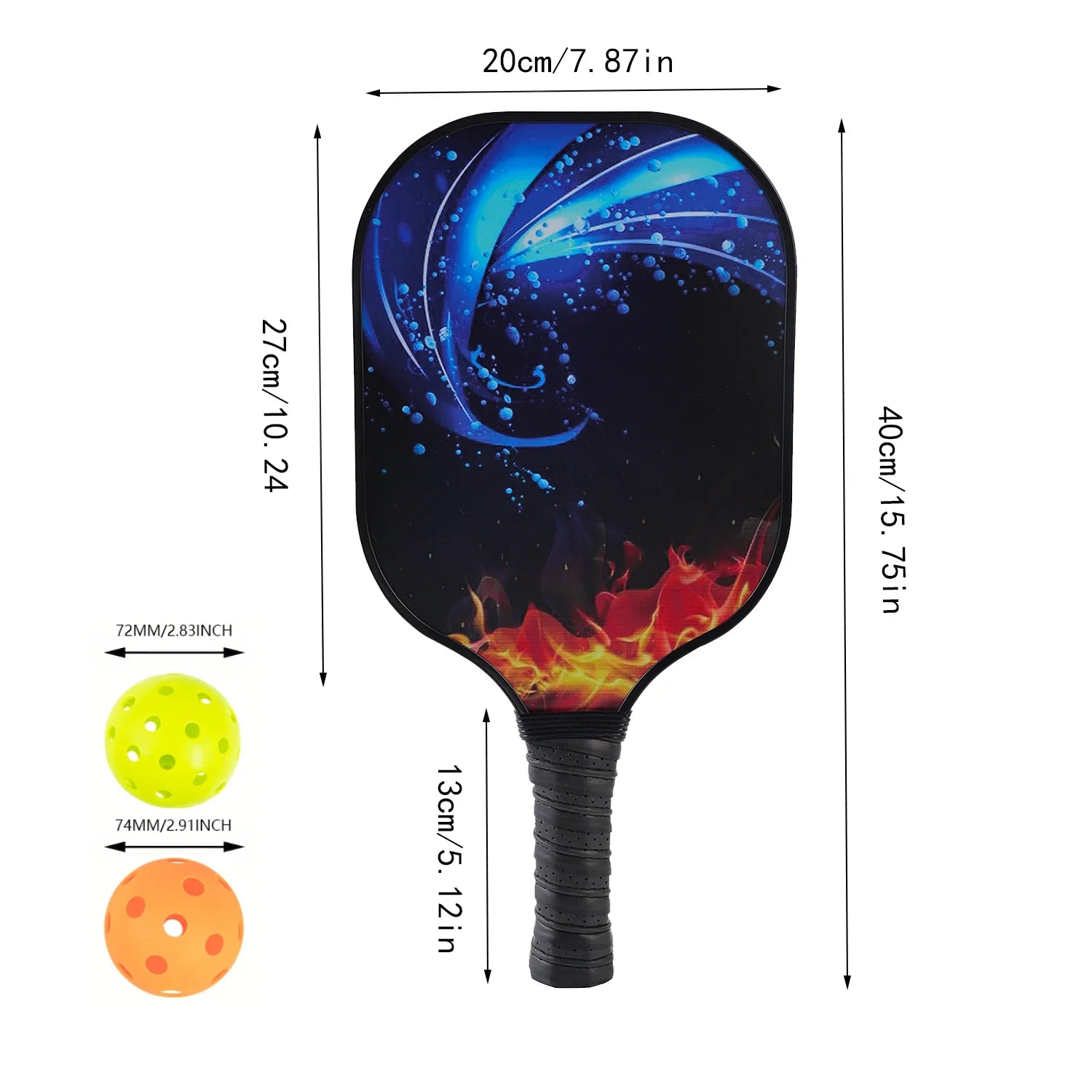 USAPA-Approved Fiberglass Pickleball Paddle Set