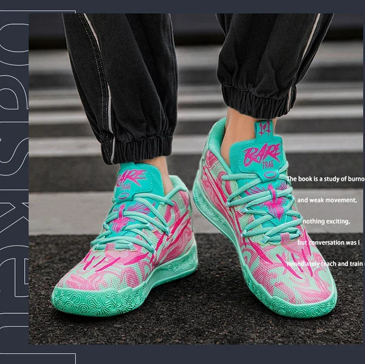 Cushioned High-Top Basketball Shoes