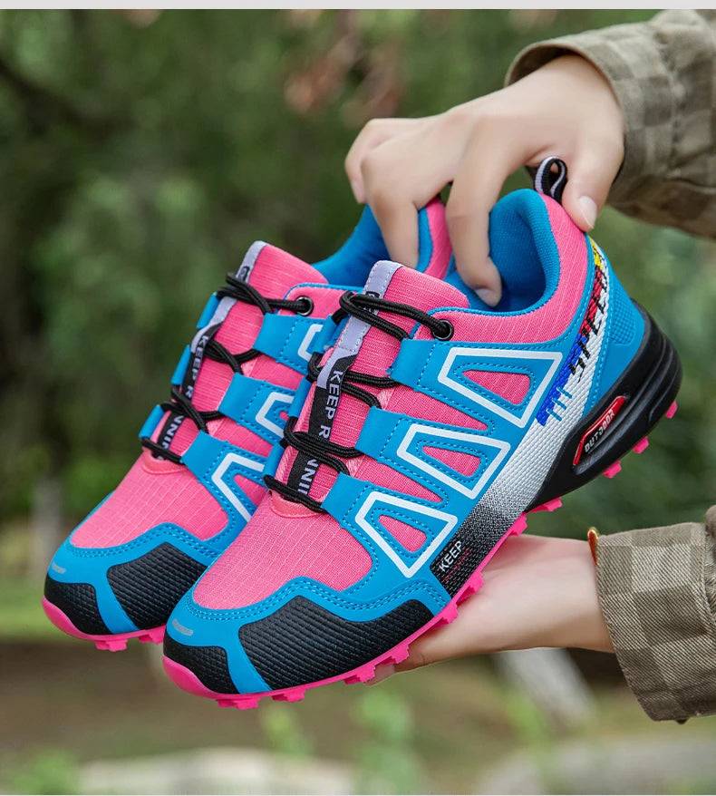 Women's Waterproof Hiking Shoes — All-Terrain Trail Sneakers