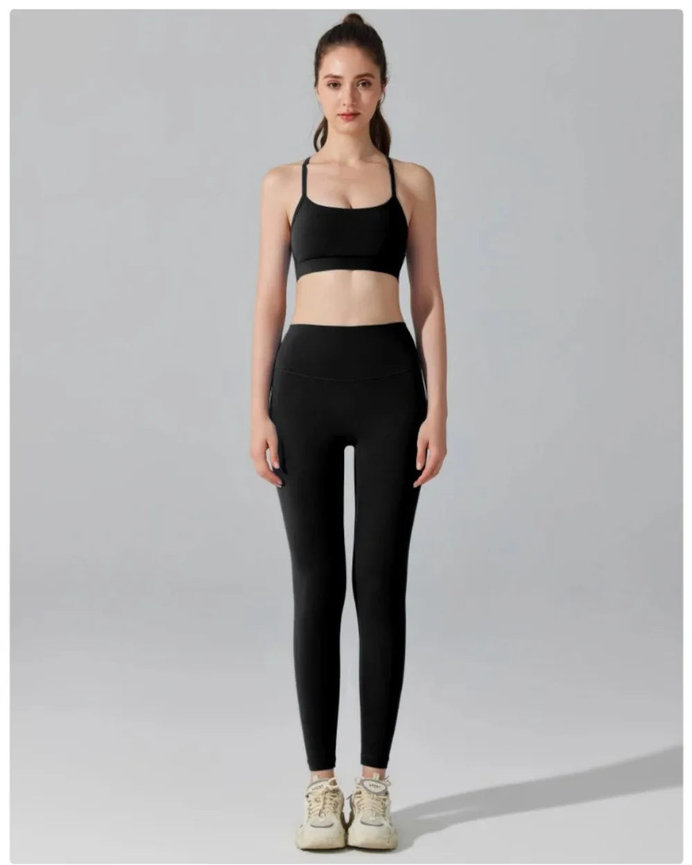 Sports Bra &amp; High-Waist Leggings Set