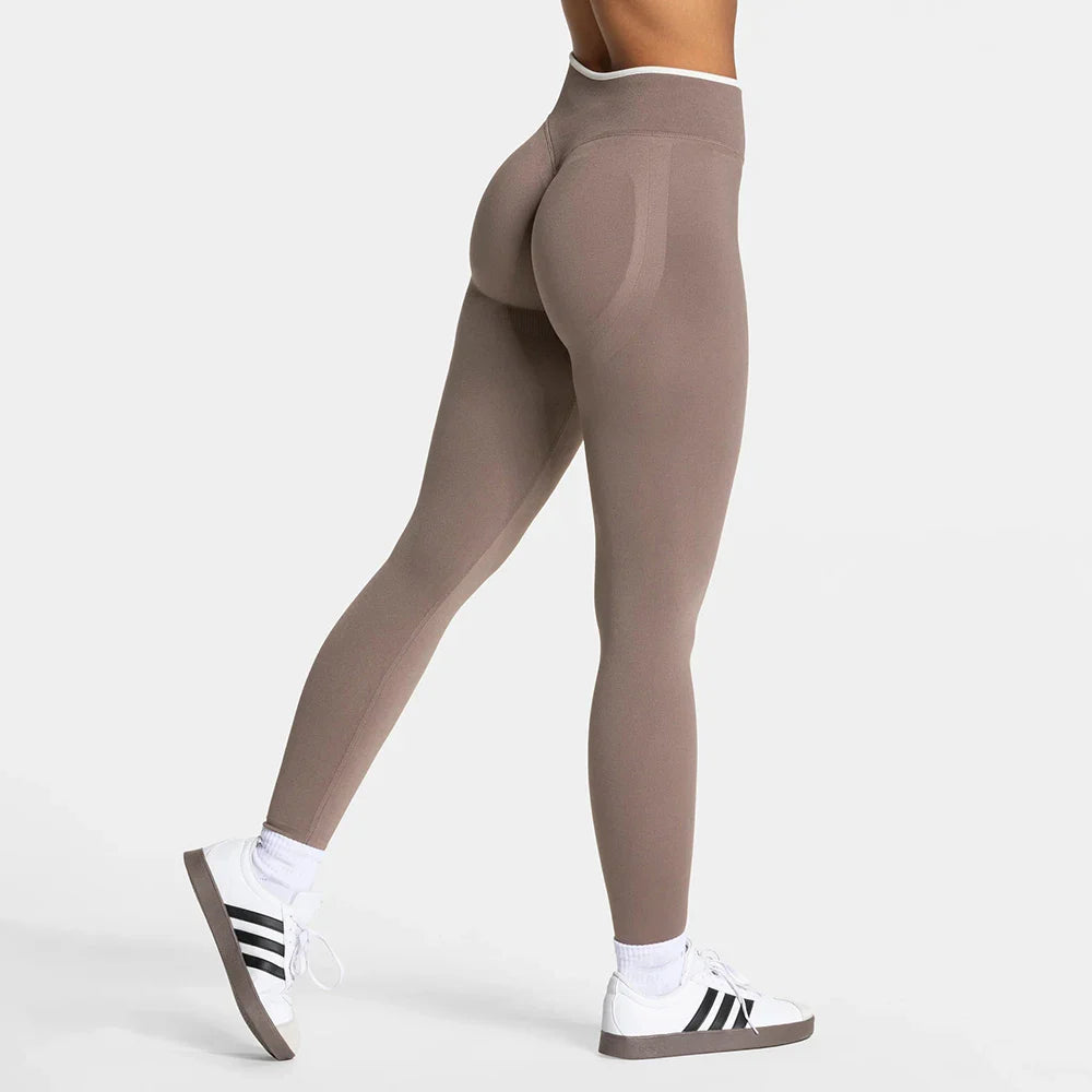 Women's High-Waist Seamless Yoga Leggings