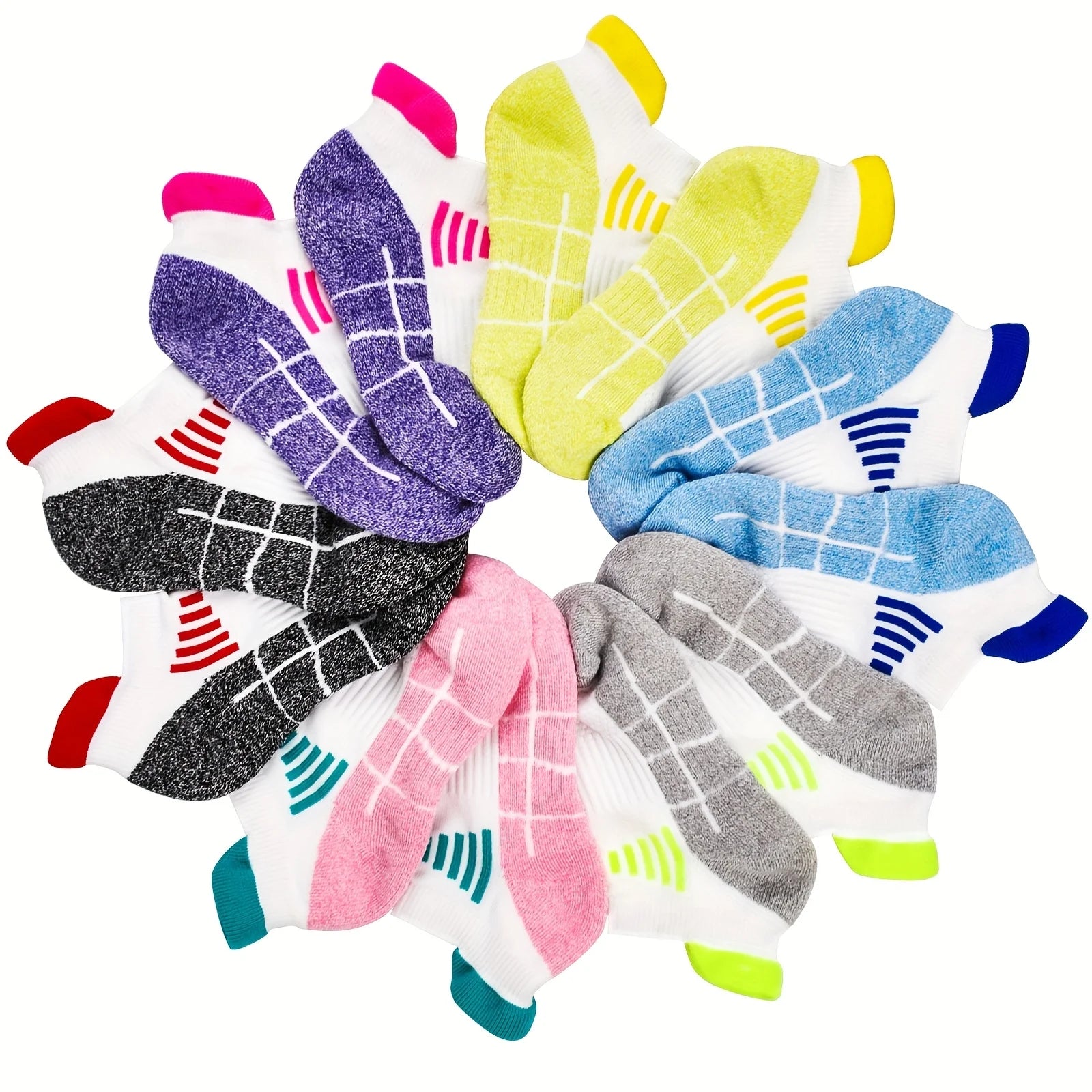 Women's Compression Sports Socks (6-Pack)