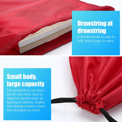Drawstring Gym Bag with Clothes &amp;amp; Shoe Storage