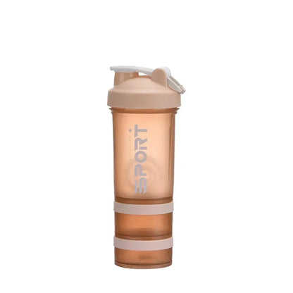 450ml Three-Layer Protein Shaker Bottle