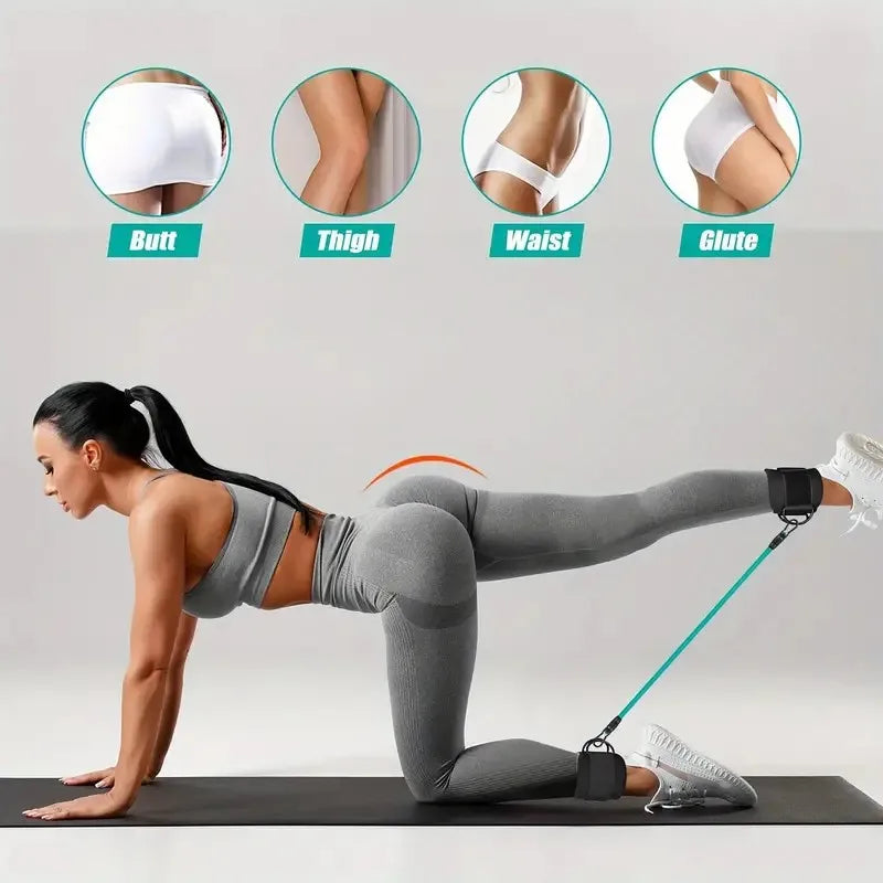 Ankle Strap Resistance Band Set