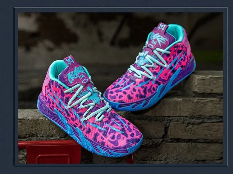 Cushioned High-Top Basketball Shoes