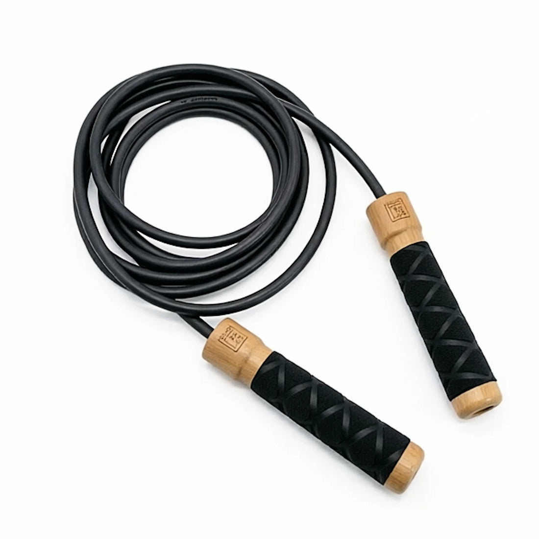 Heavy Weighted Jump Rope (3.2m, Wood Handle)