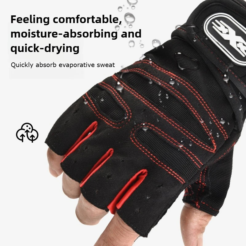 Half-Finger Wrist Wrap Gloves