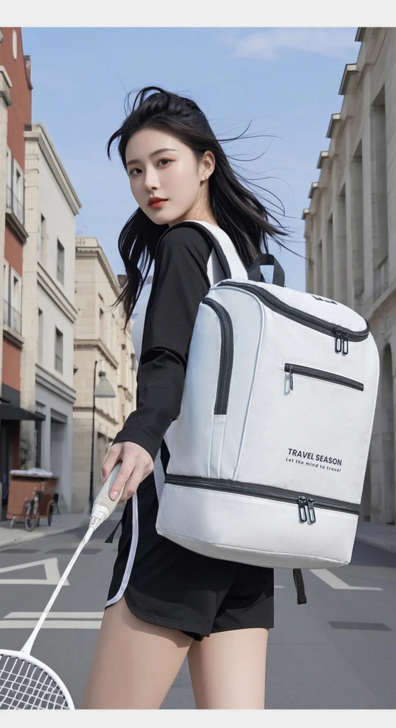 Outdoor Climbing Backpack with Laptop &amp; Shoe Compartment