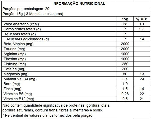 Pre-Workout Evolution 300g