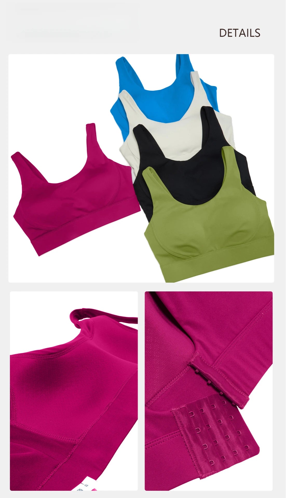 Open-Back Sports Bra Set