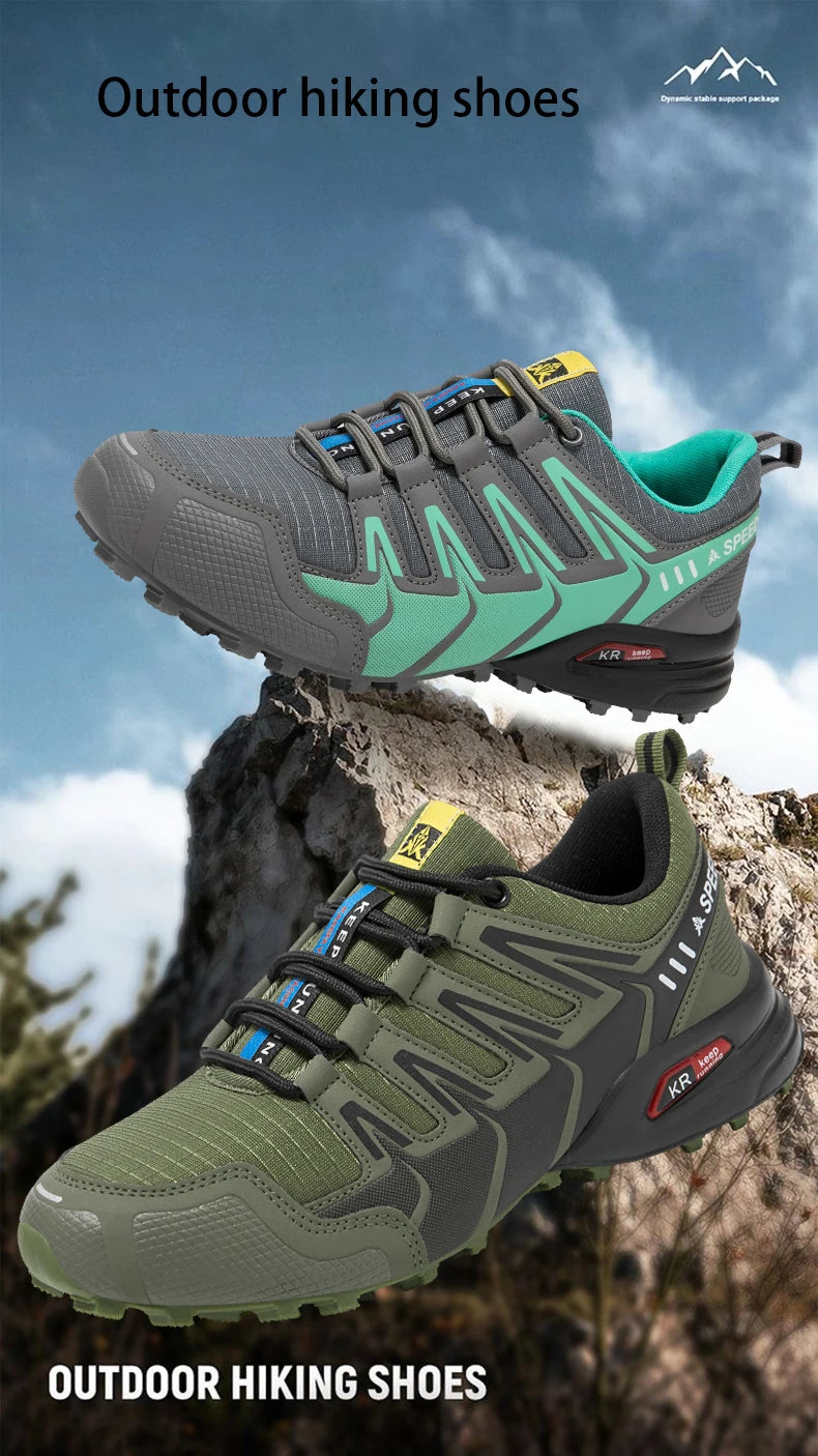 Men's Tactical Hiking Shoes — Waterproof Outdoor Boots