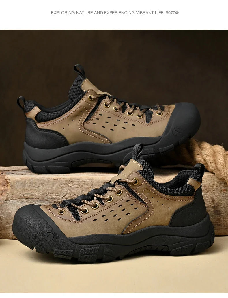 Men's Wear-Resistant Hiking Boots — Waterproof Trail Boots