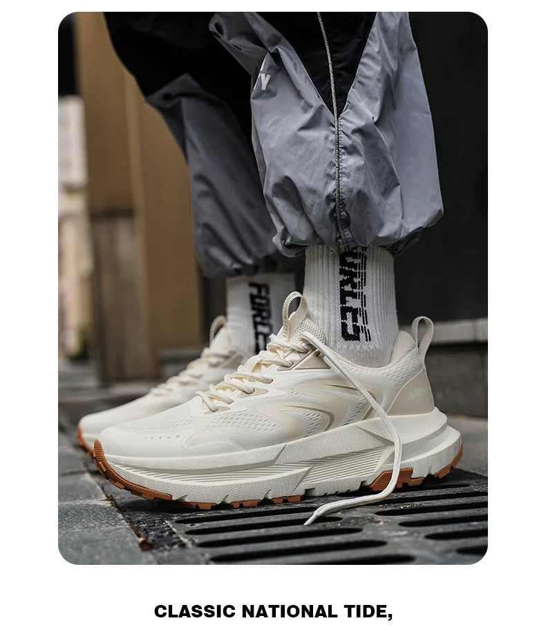 Men's Shock-Absorbing Cushioned Running Shoes