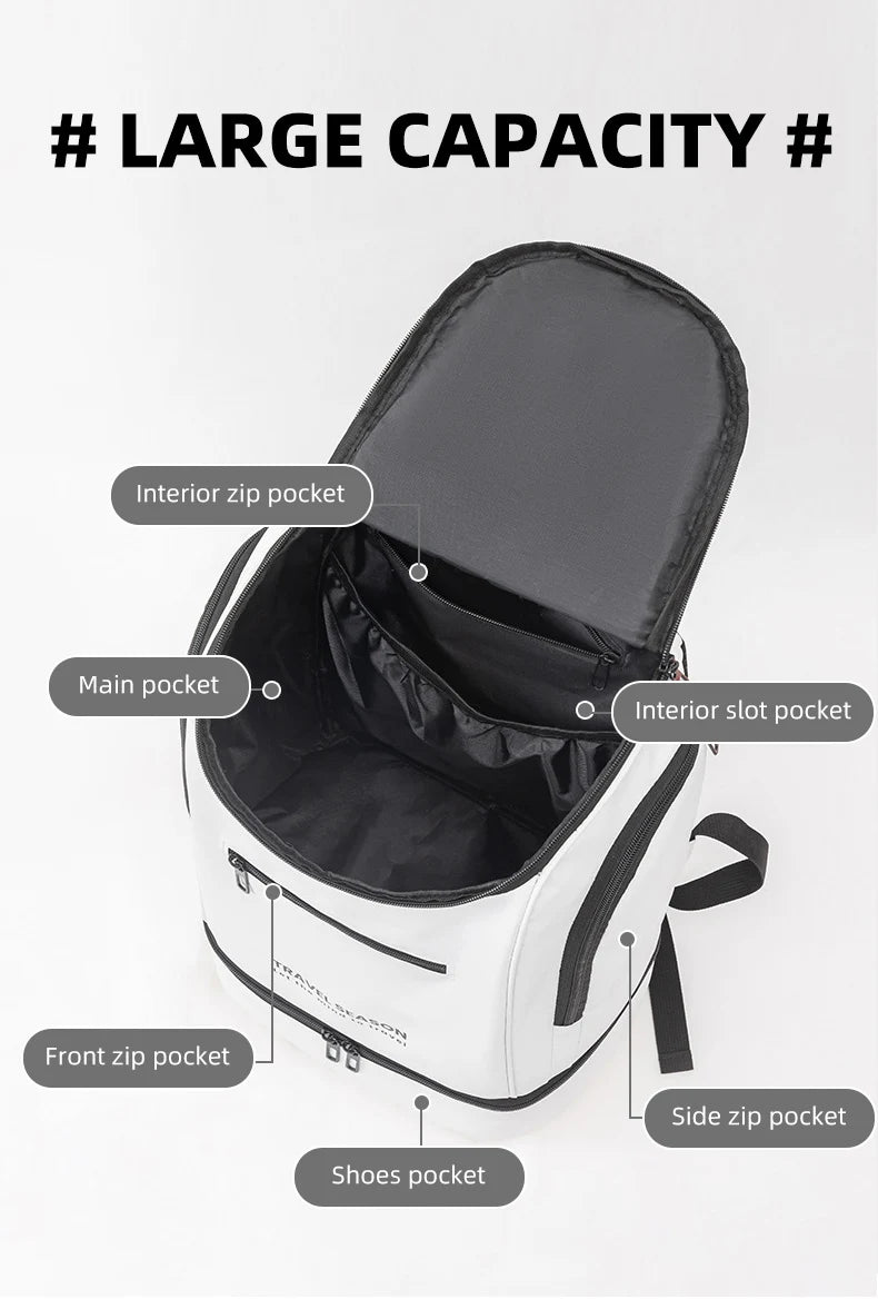 Outdoor Climbing Backpack with Laptop &amp; Shoe Compartment