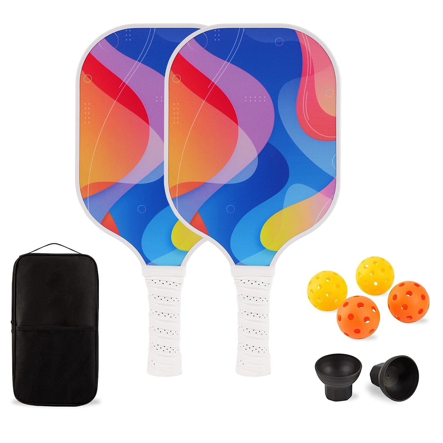 USAPA-Approved Fiberglass Pickleball Paddle Set