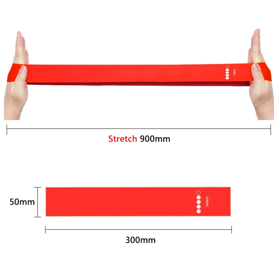 5-Level Resistance Band Set for Yoga &amp; Pilates