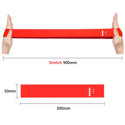 5-Level Resistance Band Set for Yoga &amp;amp; Pilates