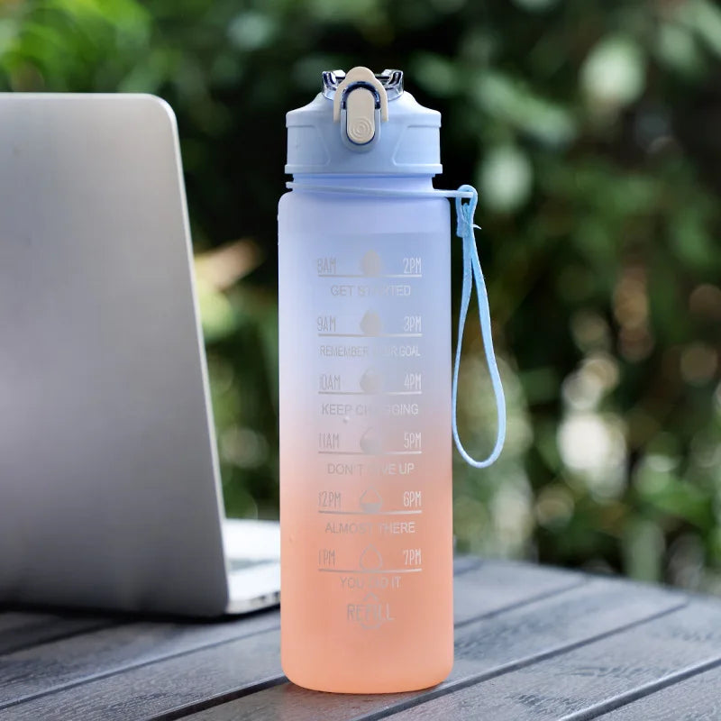 Time-Tracking Sports Water Bottle