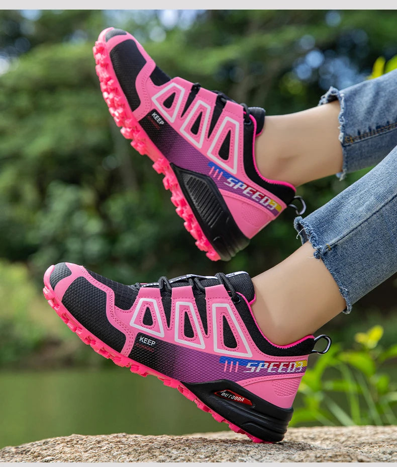 Women's Waterproof Hiking Shoes — All-Terrain Trail Sneakers